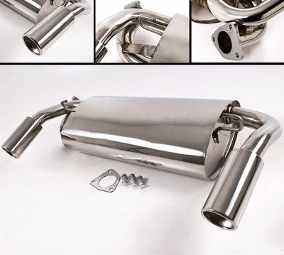 ROVER MG MGF MG TF MG-TF 1.6 1.8 STAINLESS STEEL 2001-2003 EXHAUST BACK ...